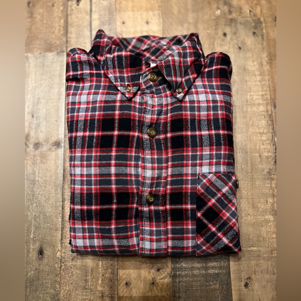 Field and stream flannel button down